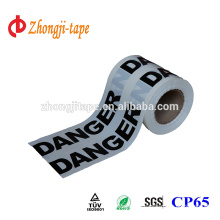 15cm width white pe warning tape